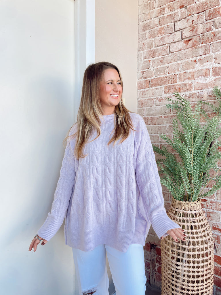 Smell the Lilac Sweater