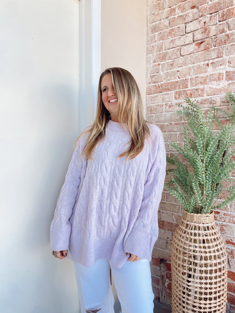 Smell the Lilac Sweater