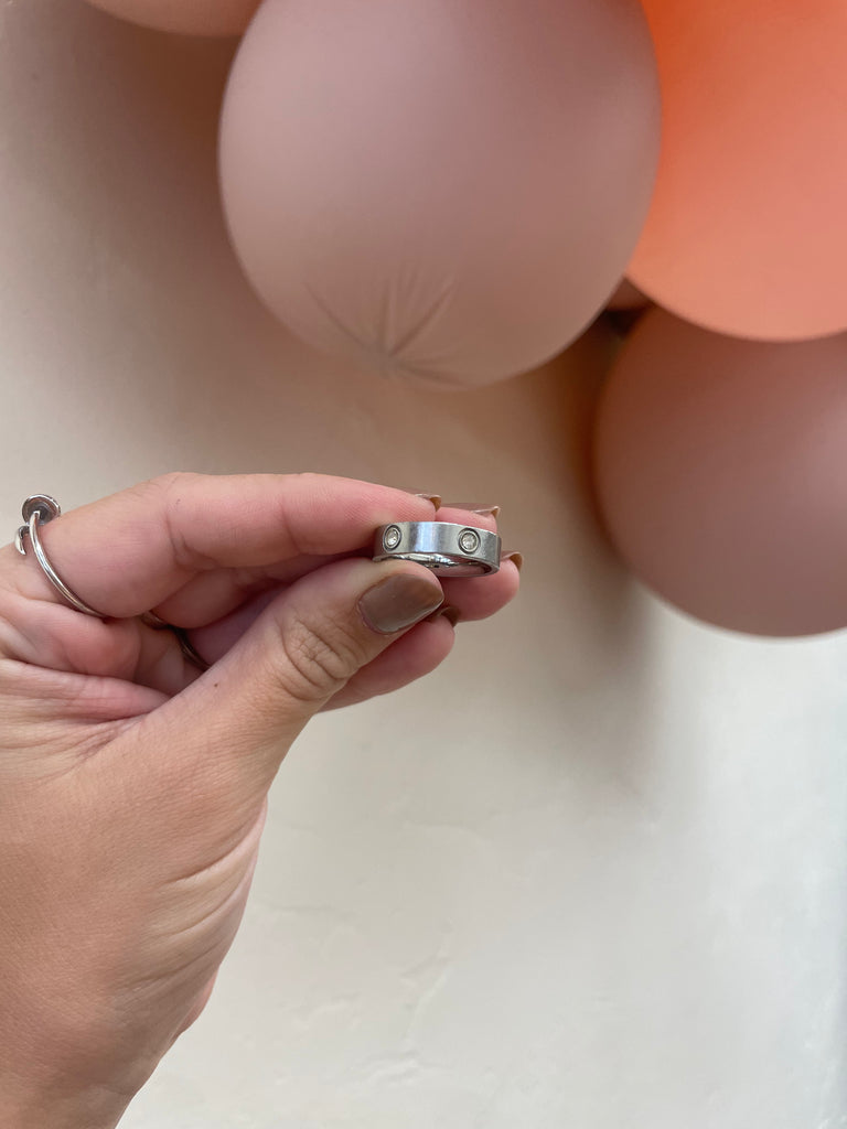 Livin’ Lux Ring in Sterling Silver Crystal