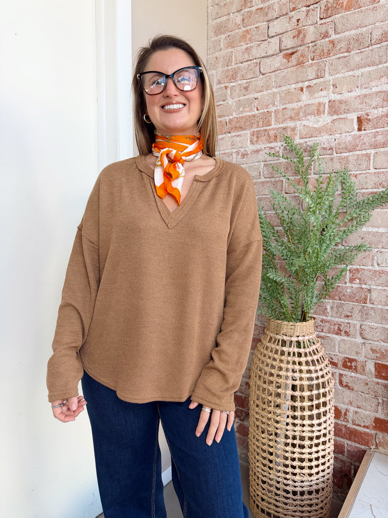 Simple Sally Top in Almond