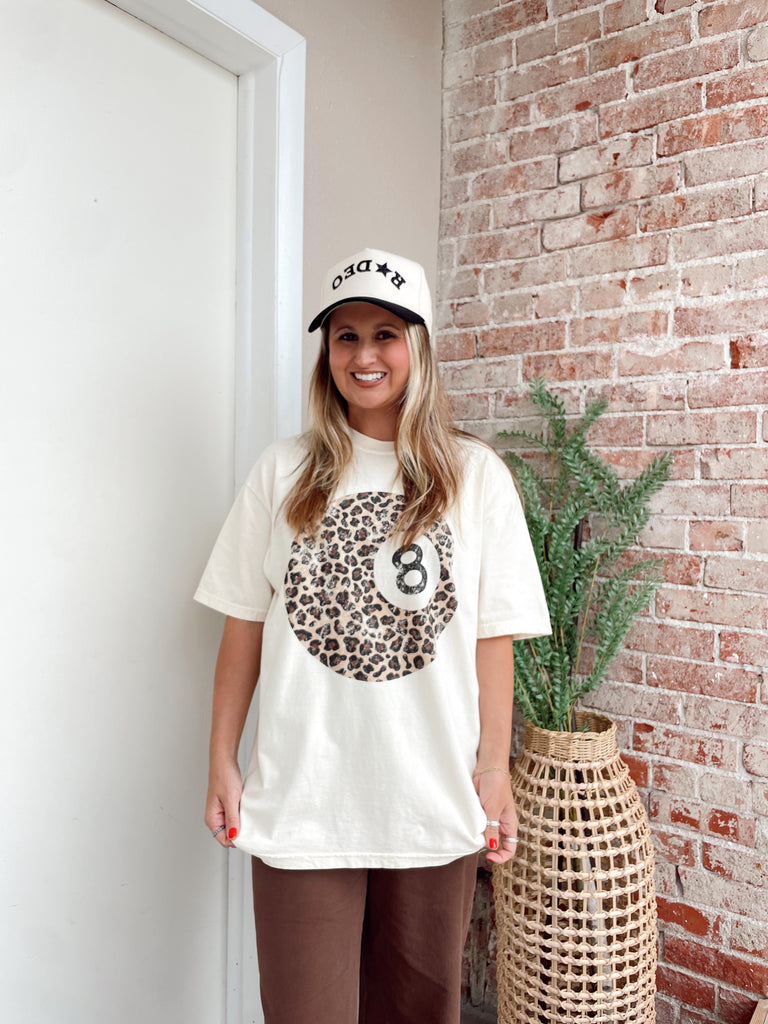 Leopard 8 Ball Tee