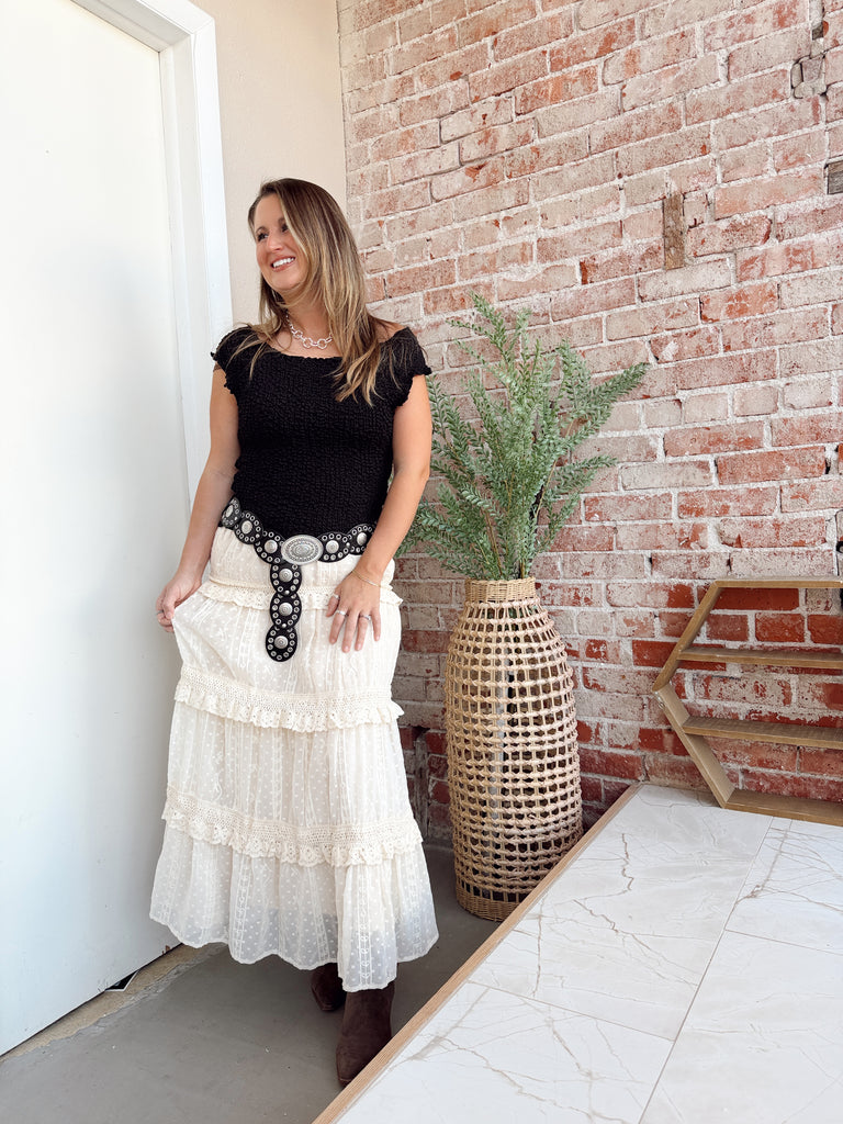 Boho Baby Maxi Skirt