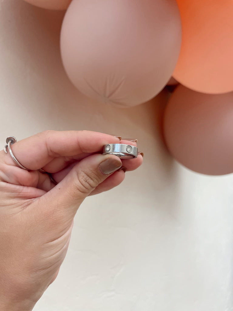 Livin’ Lux Ring in Sterling Silver Crystal