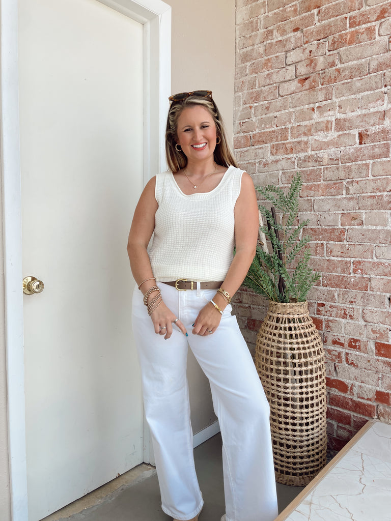 Olivia Jeans in White