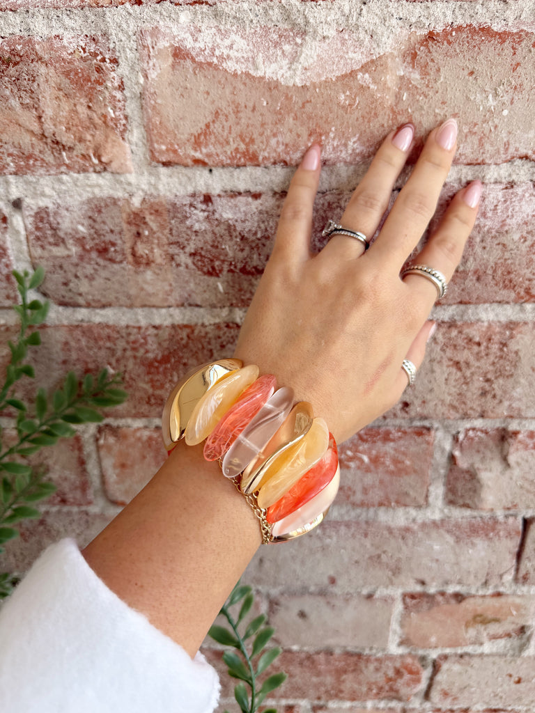 Wrist Candy Bracelet in Oranges
