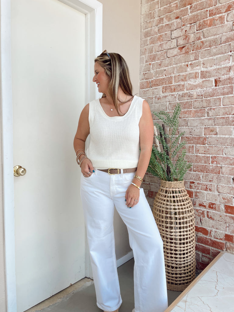 Olivia Jeans in White