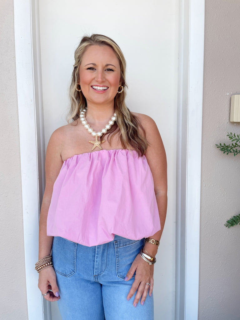 Pop of Pink Top
