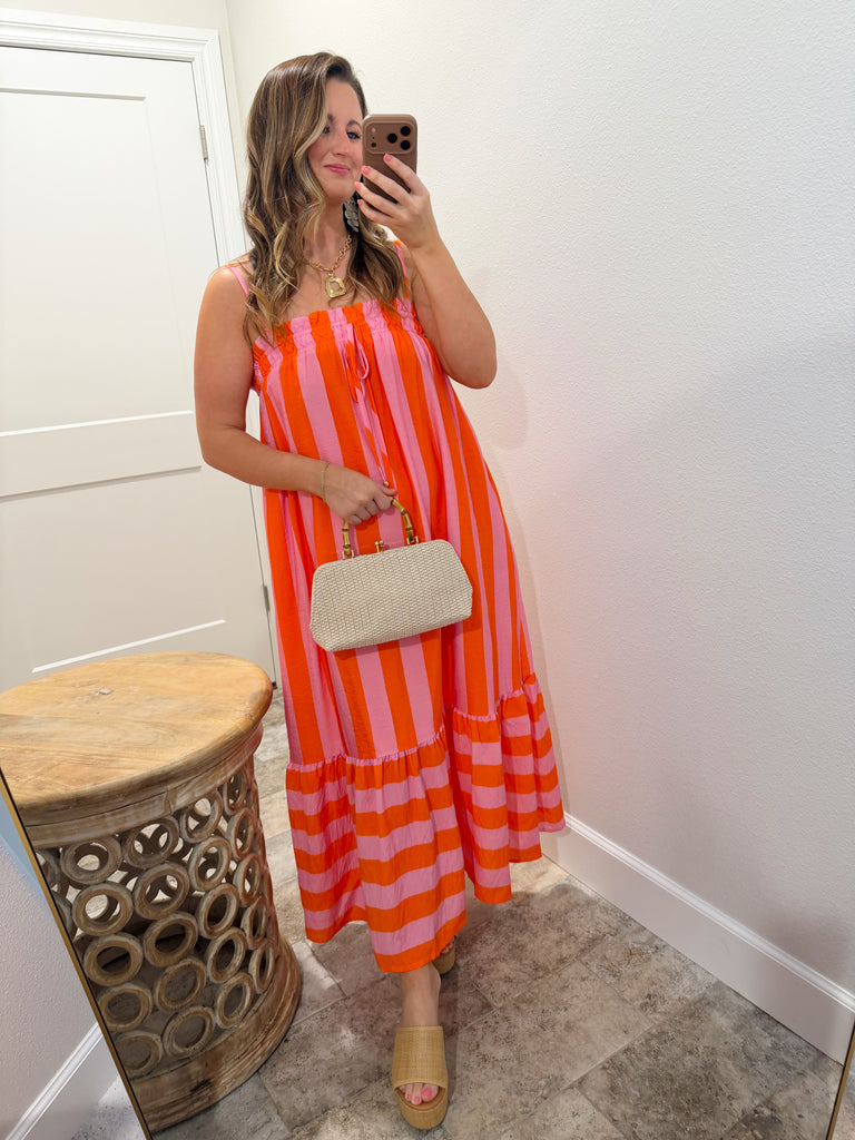 Orange Squeeze Dress