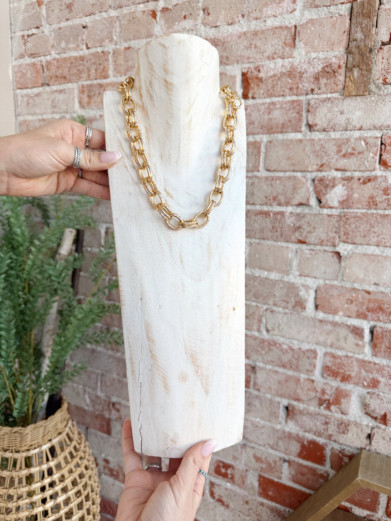 Double Ring Chain Necklace