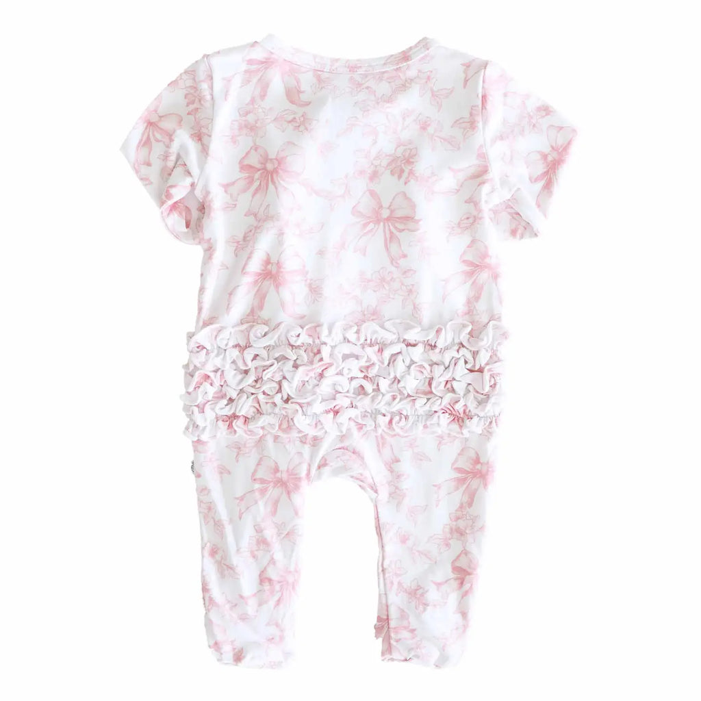 Caden Lane Ruffle Bow Bamboo Sleeper