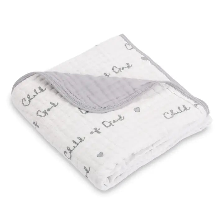 Child of God Muslin Toddler Blanket