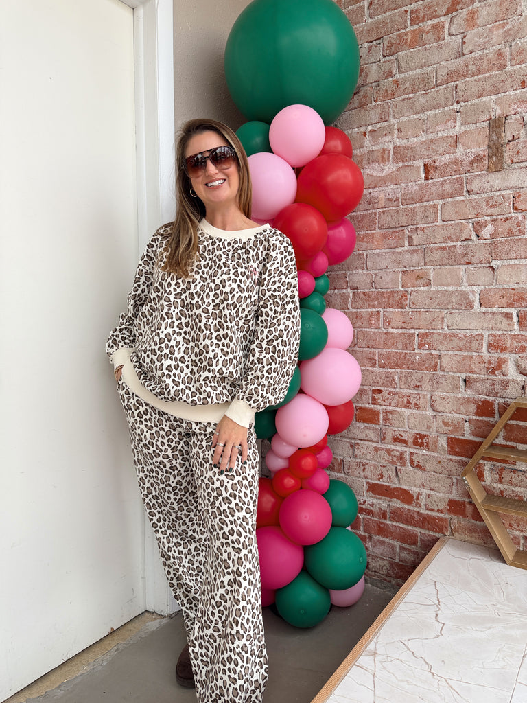 Tie a Bow on Leopard Set- Pants