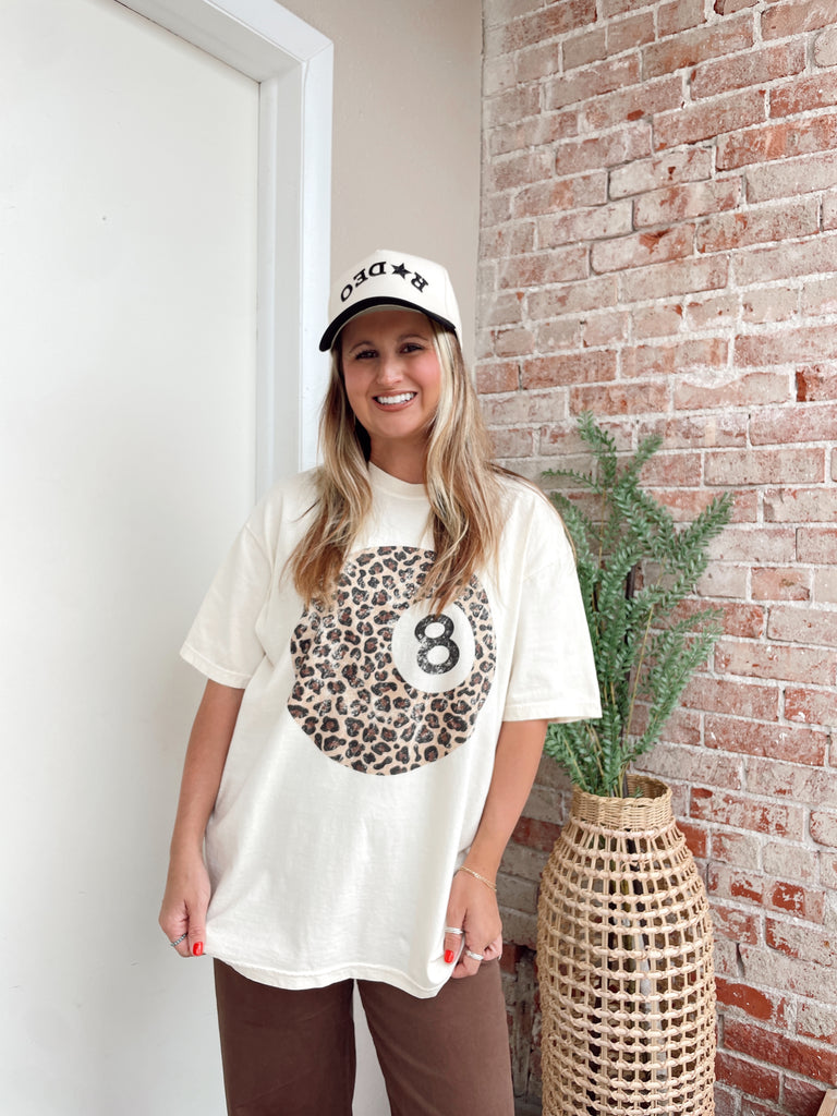 Leopard 8 Ball Tee