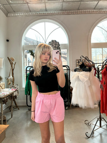 Floral Framed Ruffle Tee