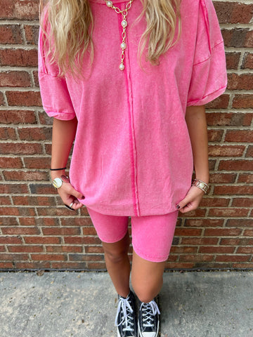Floral Framed Ruffle Tee