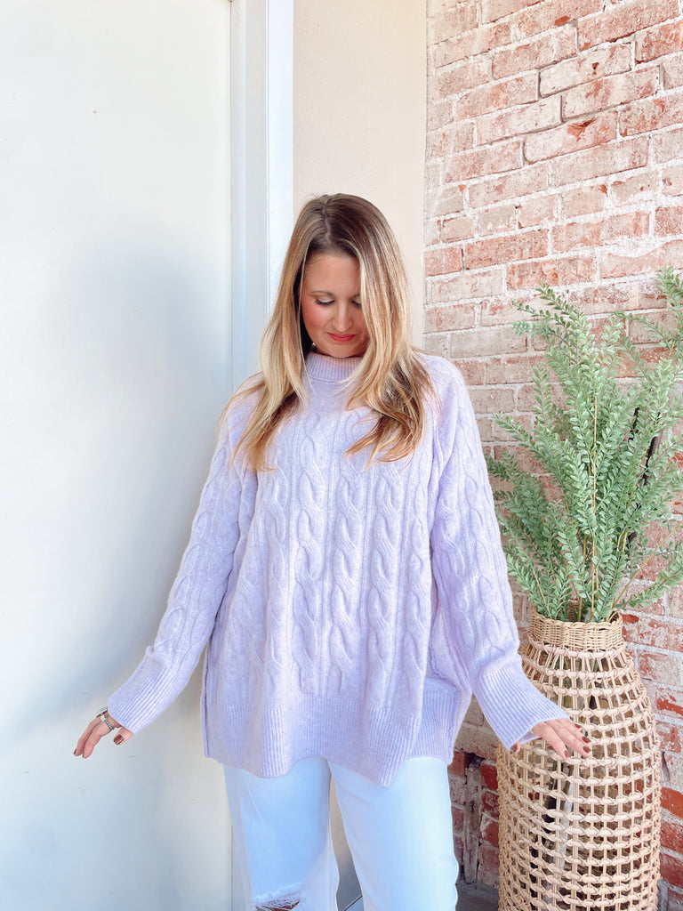 Smell the Lilac Sweater