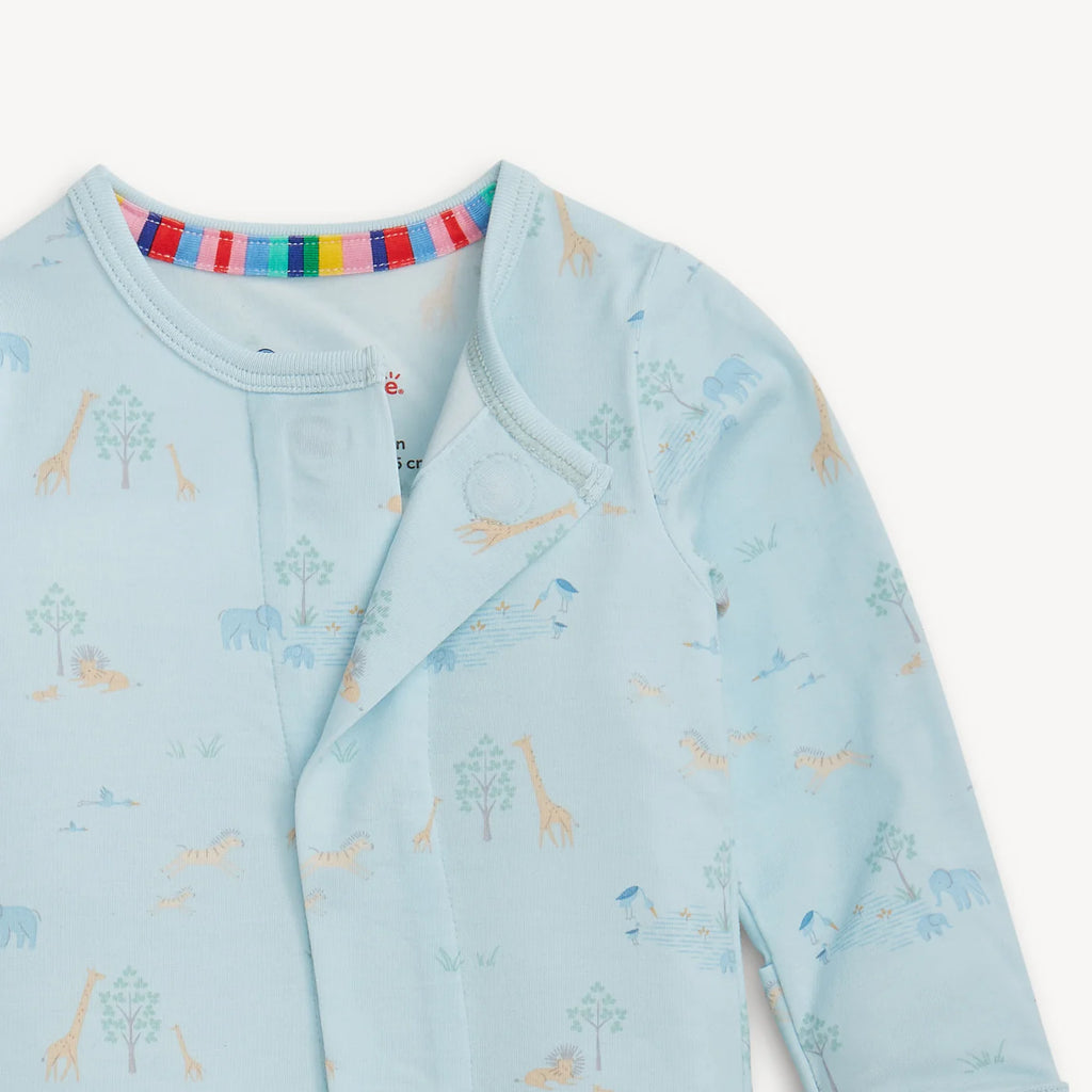 Blue Serene Safari Modal Magnetic Footie