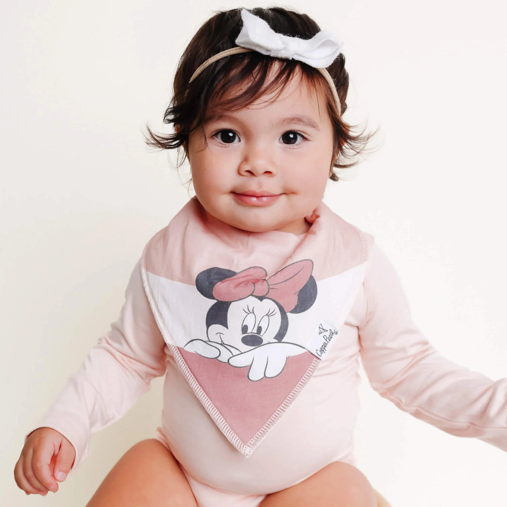Copper Pearl Bandana Bibs Pack- Minnie Mouse