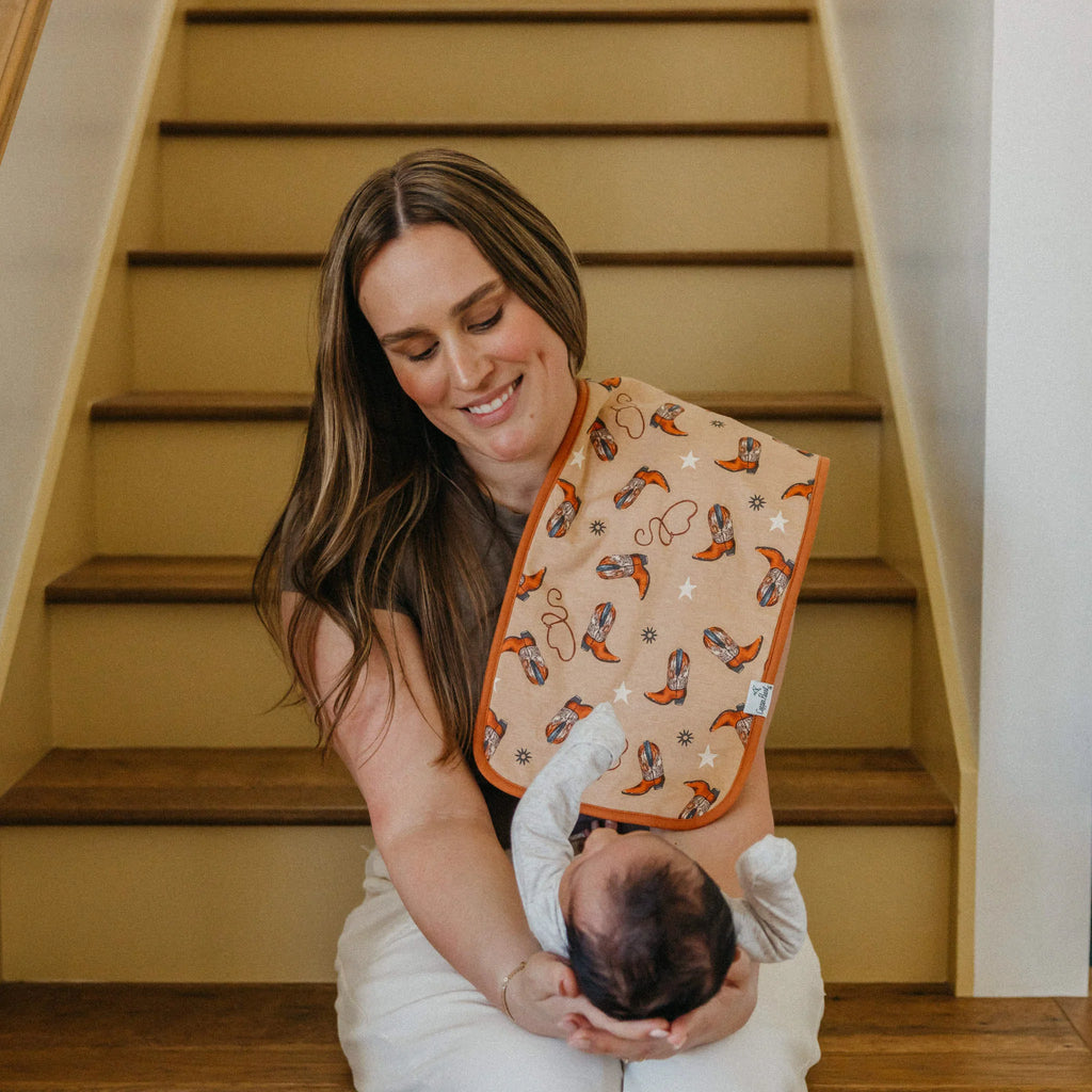 Copper Pearl Burp Clothes Pack- Boone