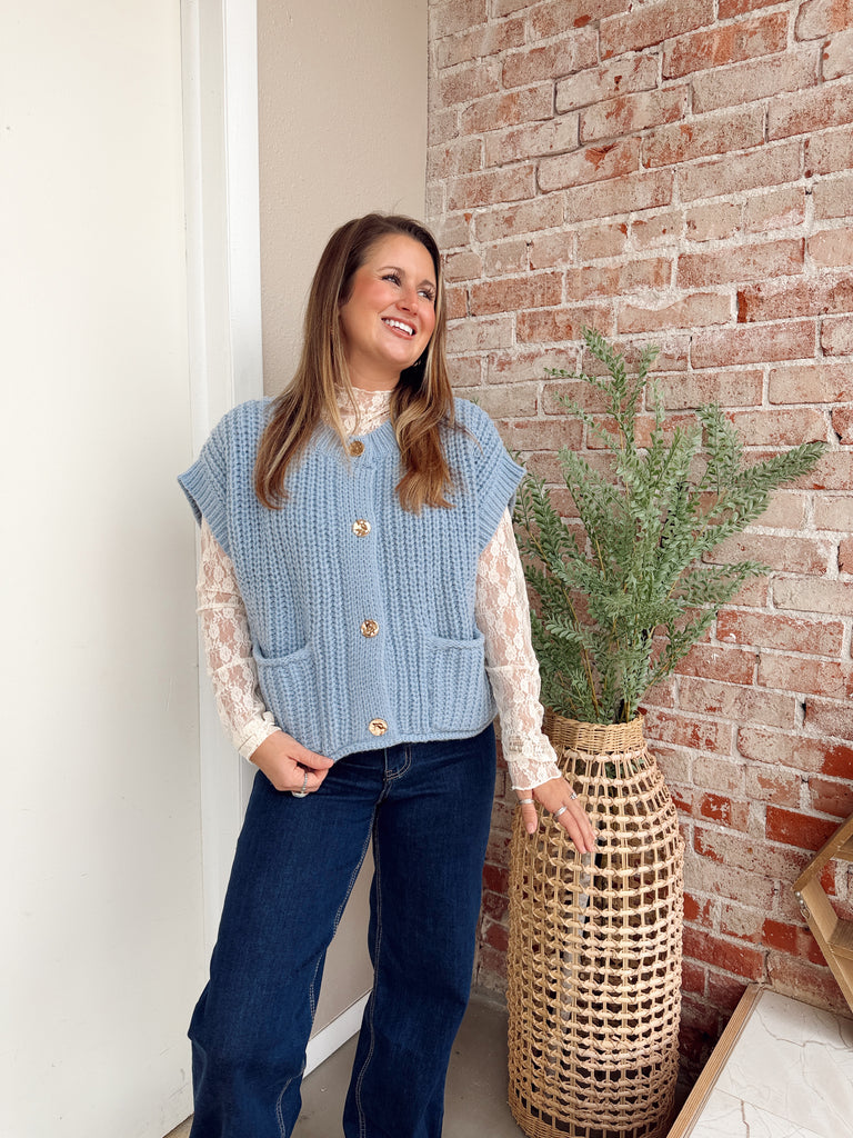 Eve Cardigan in Blue