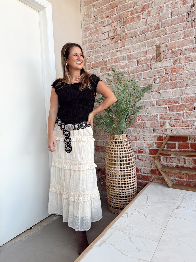 Boho Baby Maxi Skirt