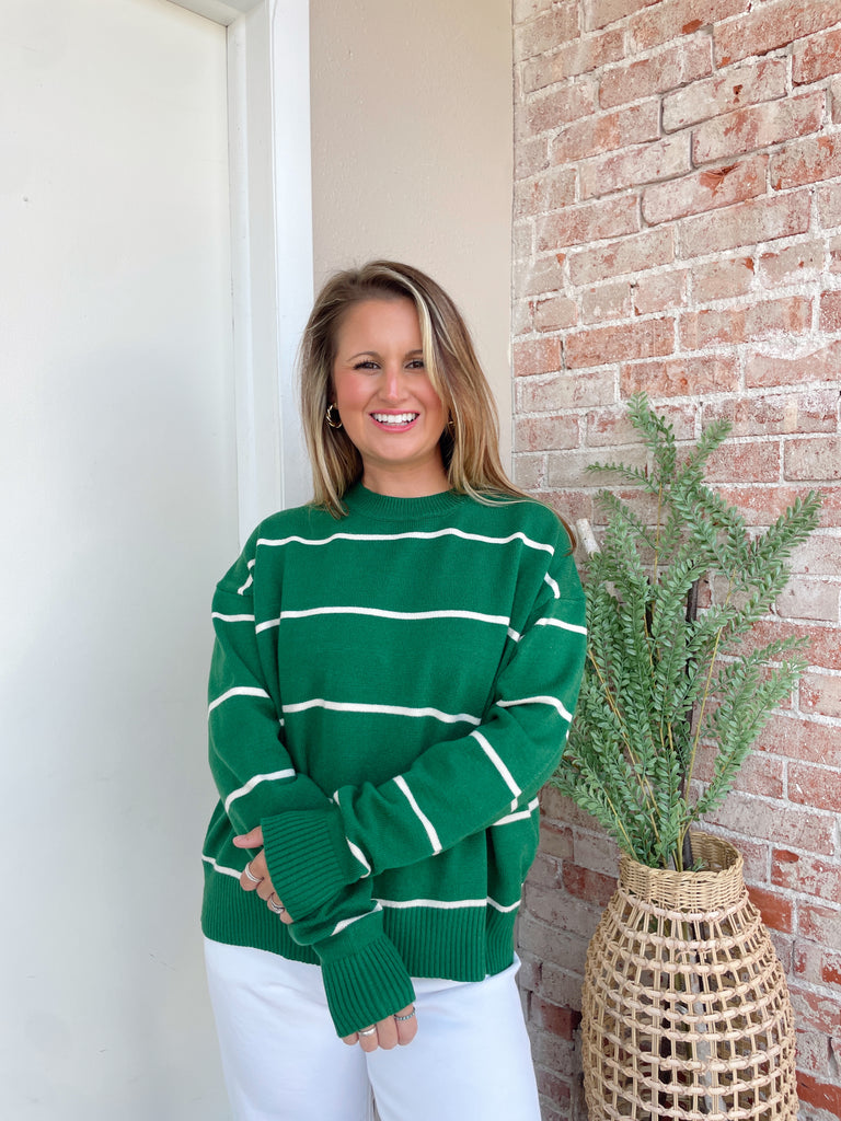Giving Green Sweater