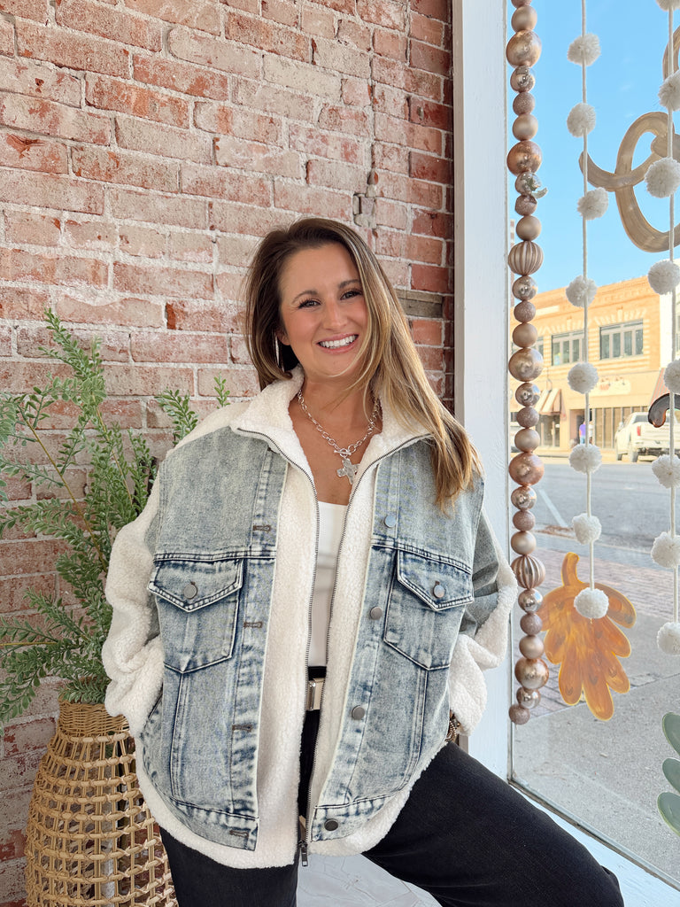 Teddy and Denim Jacket