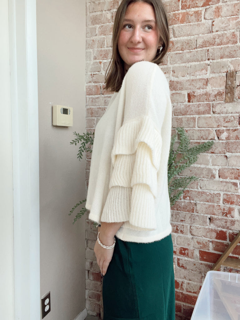 All the Fuzzy Sweater Top