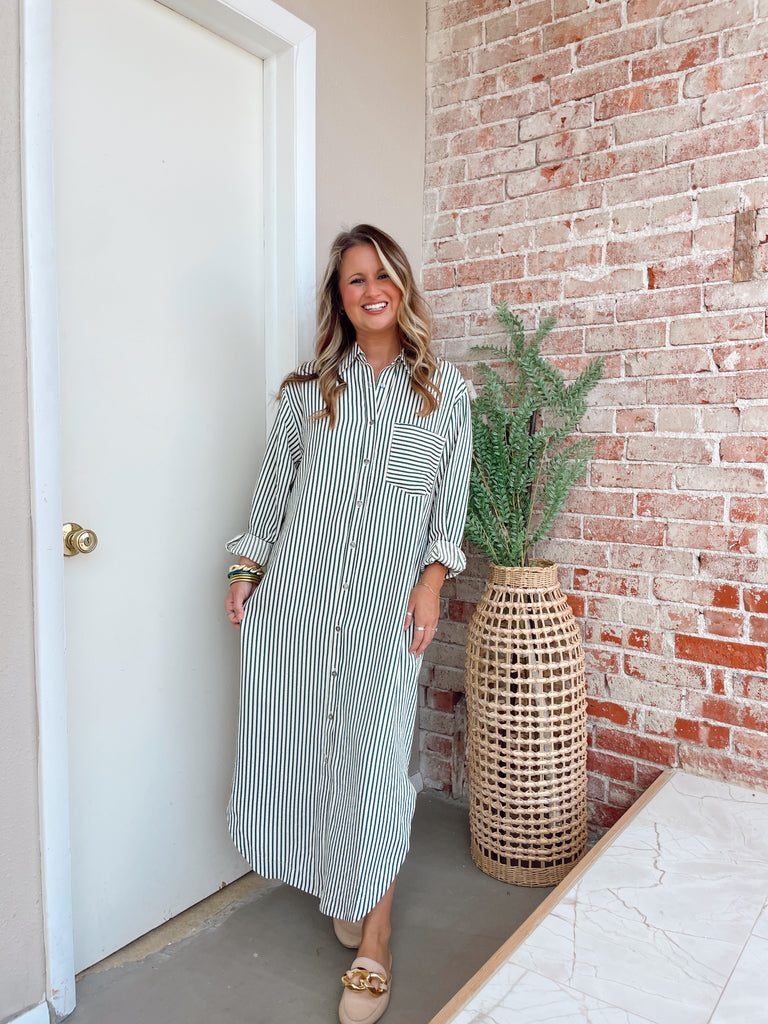 Pretty in Pine Dress