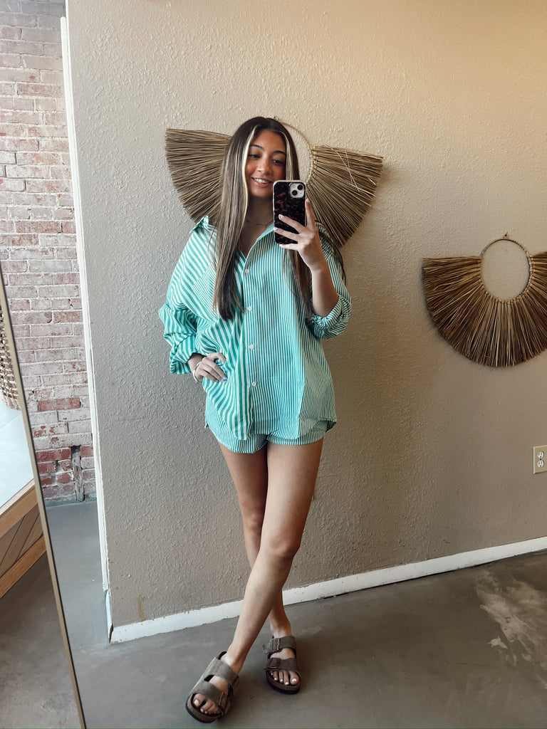 Summer Stripes Set- Shorts