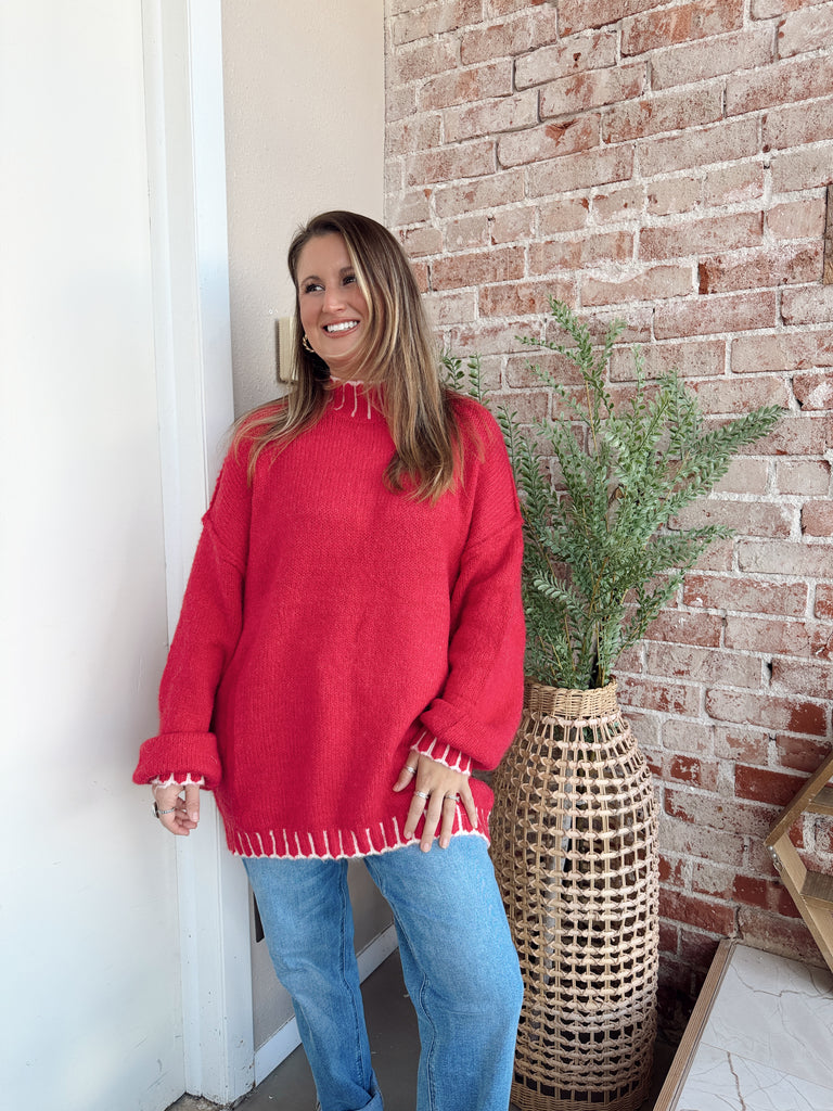 Cranberry Oversized Sweater