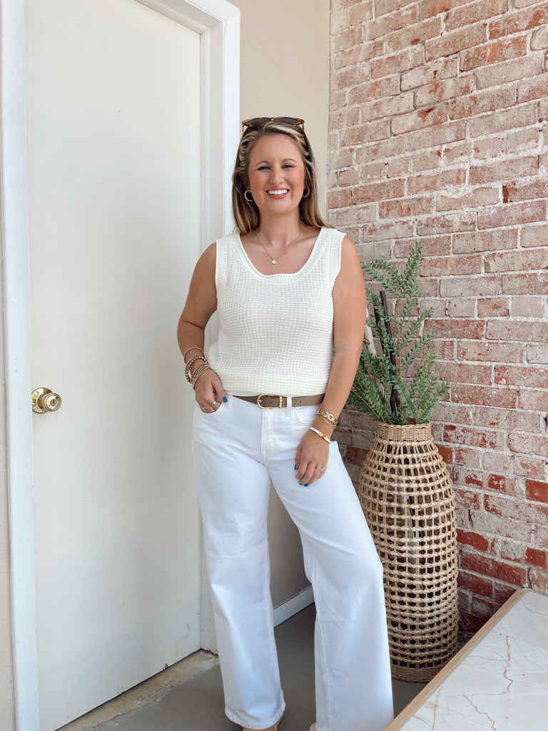 Olivia Jeans in White