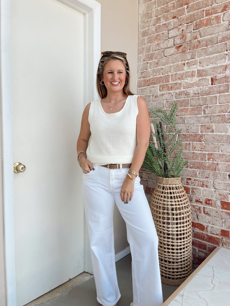 Olivia Jeans in White