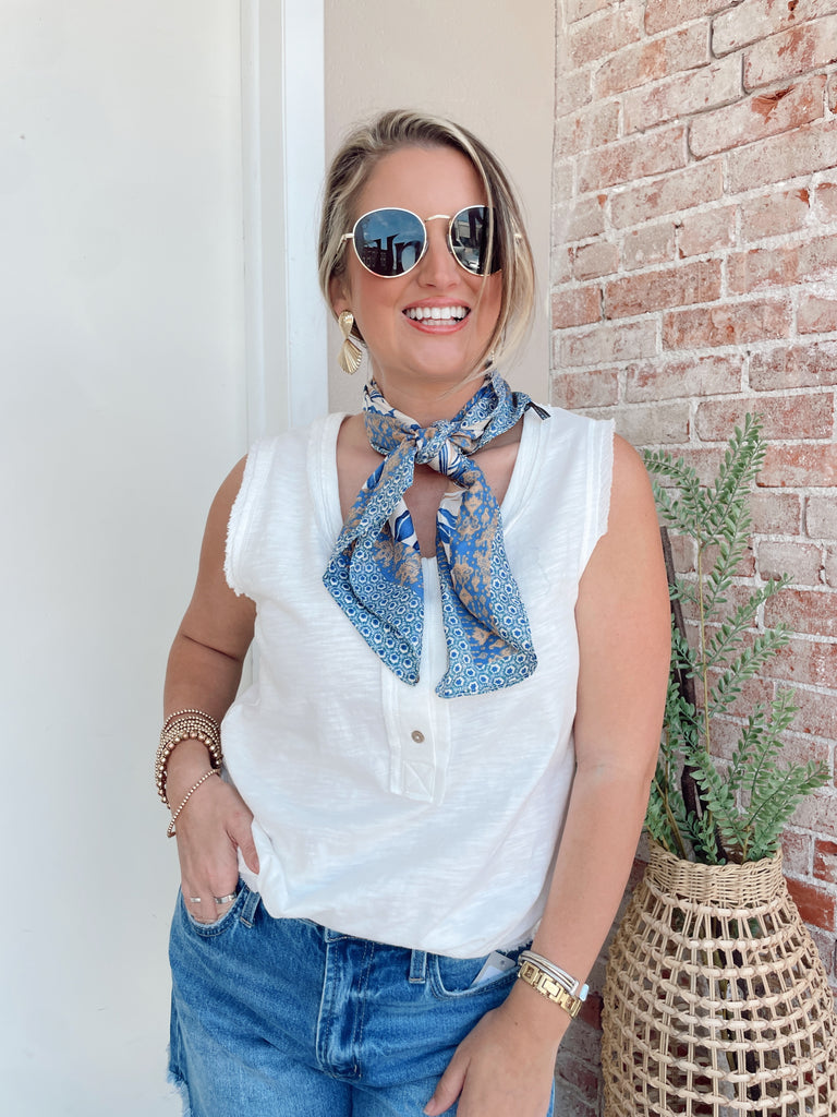 Silk Neck Scarf- Callie