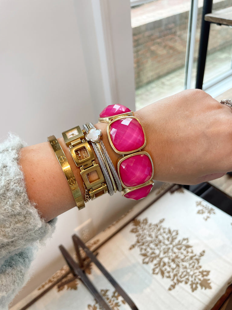 Pink Arm Candy Bracelet