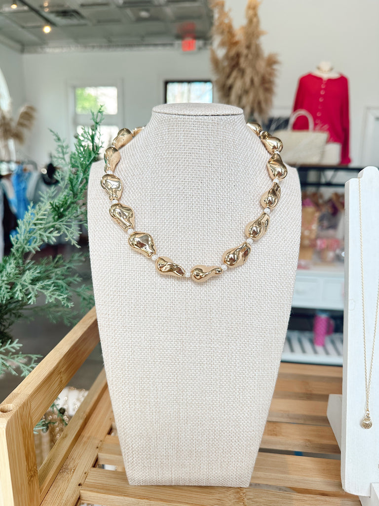 Gold Nugget Necklace