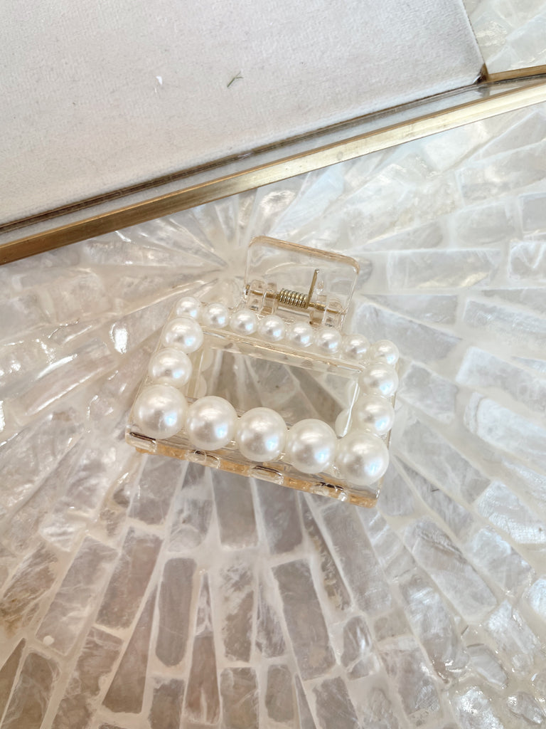 Pearl Hair Clip Small