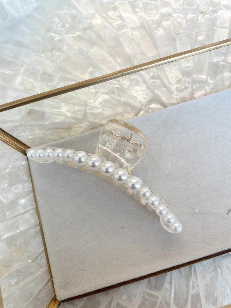 Pearl Hair Clip Small