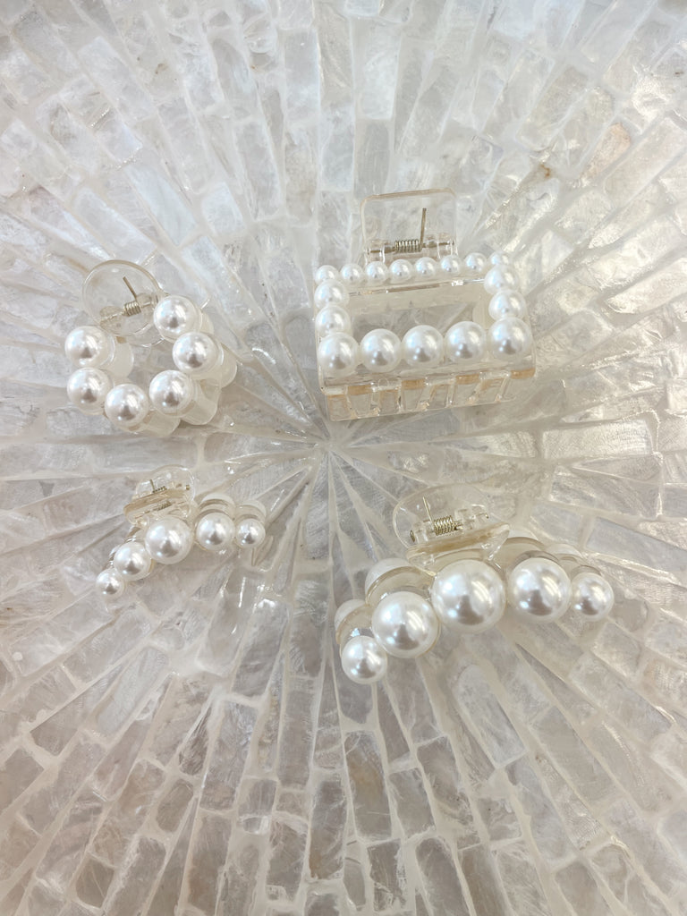 Pearl Hair Clip Small