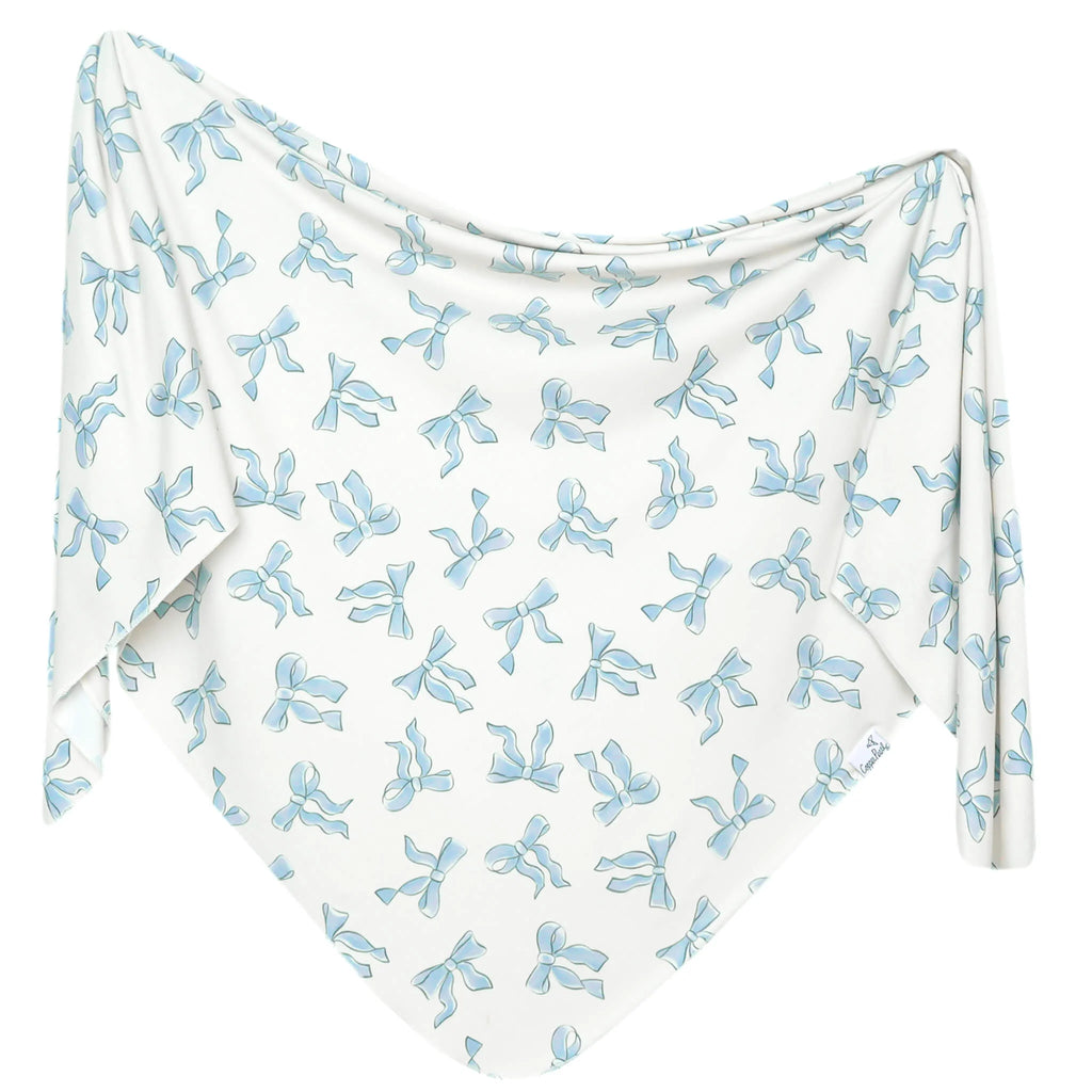 Copper Pearl Knit Swaddle Blanket- Daphne