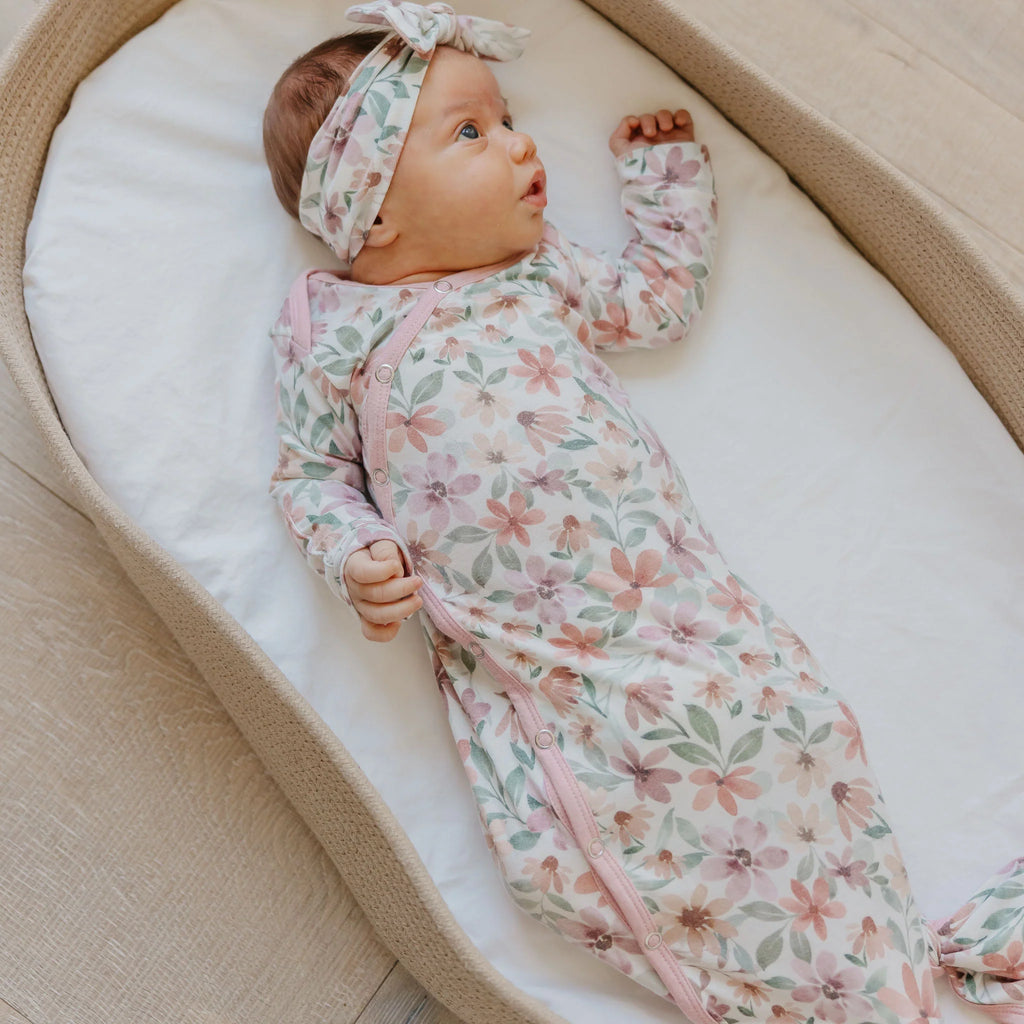 Copper Pearl Knotted Gown-Natalie