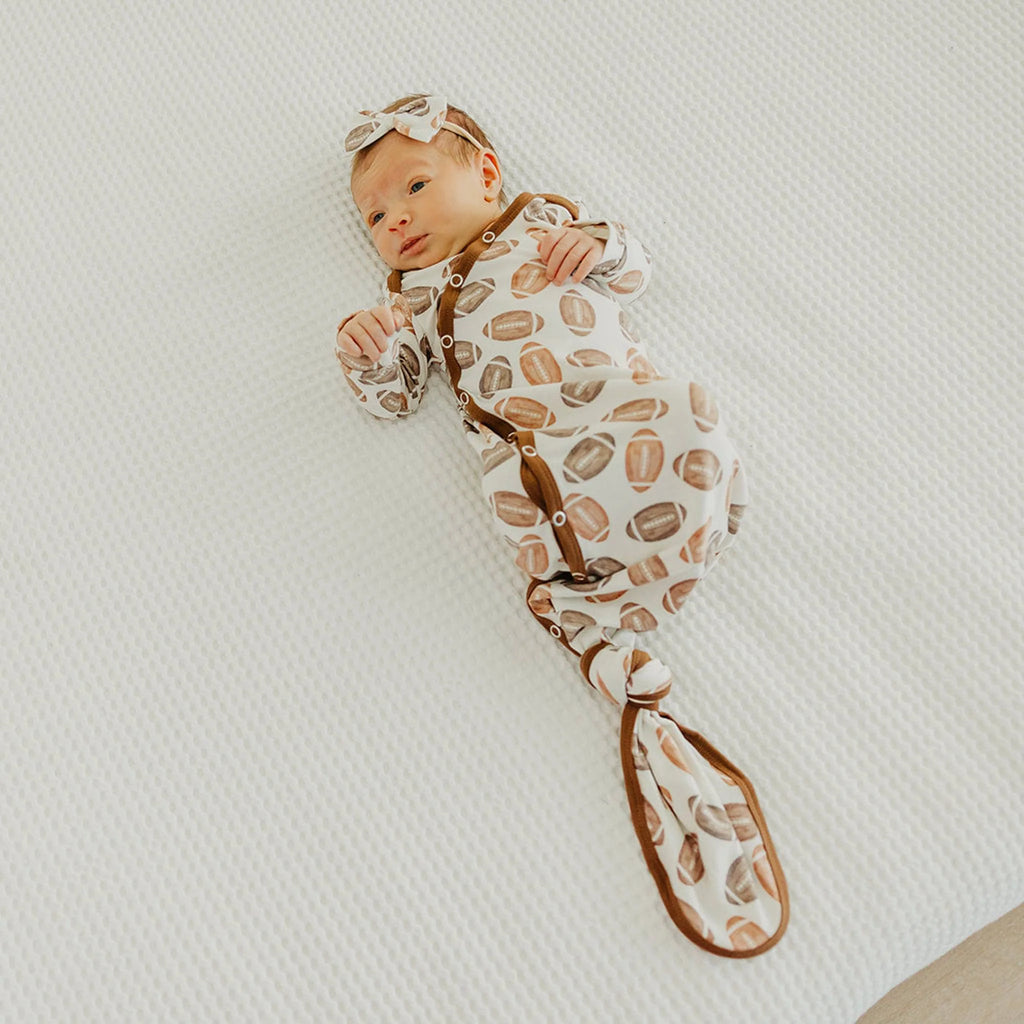 Copper Pearl Knotted Gown-Blitz