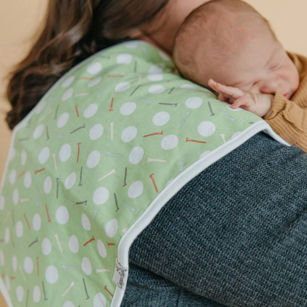 Copper Pearl Burp Clothes Pack- Bogey