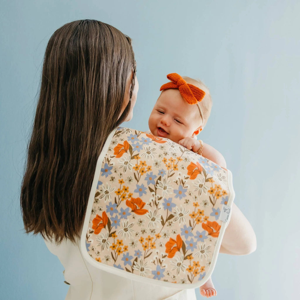 Copper Pearl Burp Clothes Pack- Eden