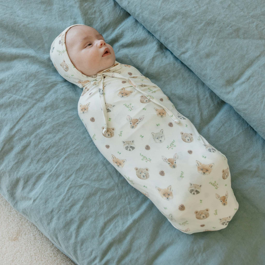 Copper Pearl Knit Swaddle Blanket- Wilder