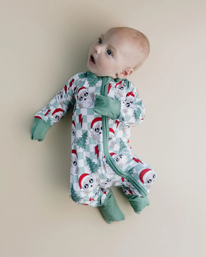 Checkered Santa Bamboo Sleeper