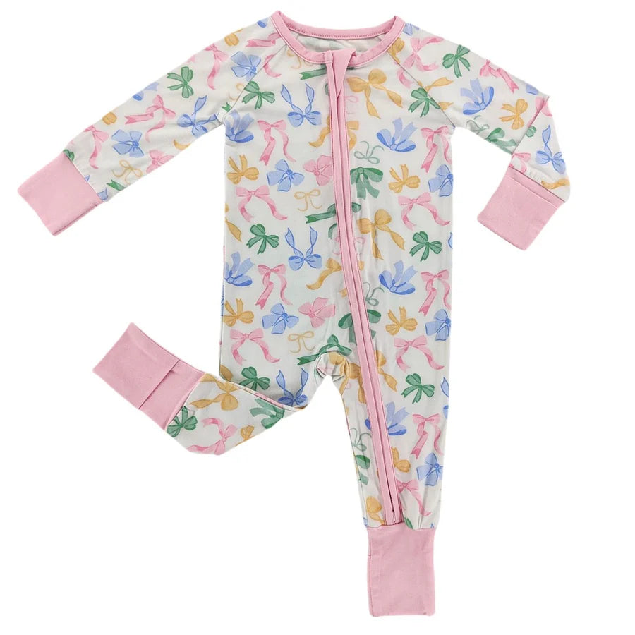 Pastel Bow Bamboo Sleeper