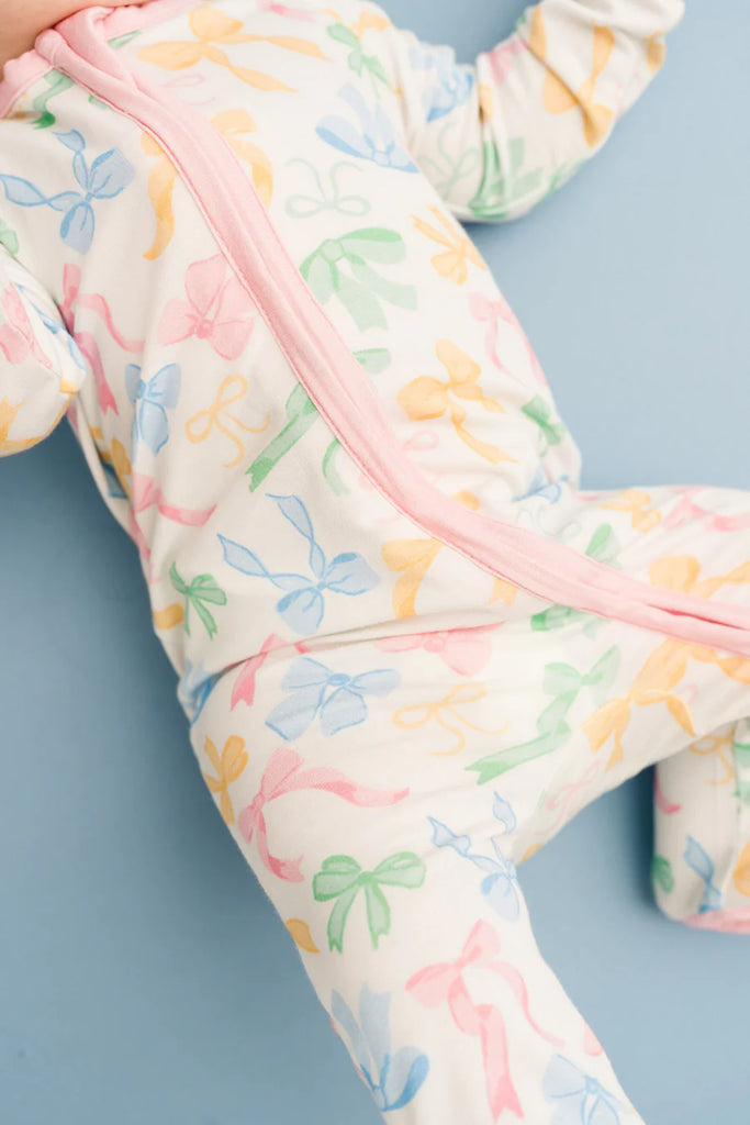 Pastel Bow Bamboo Sleeper