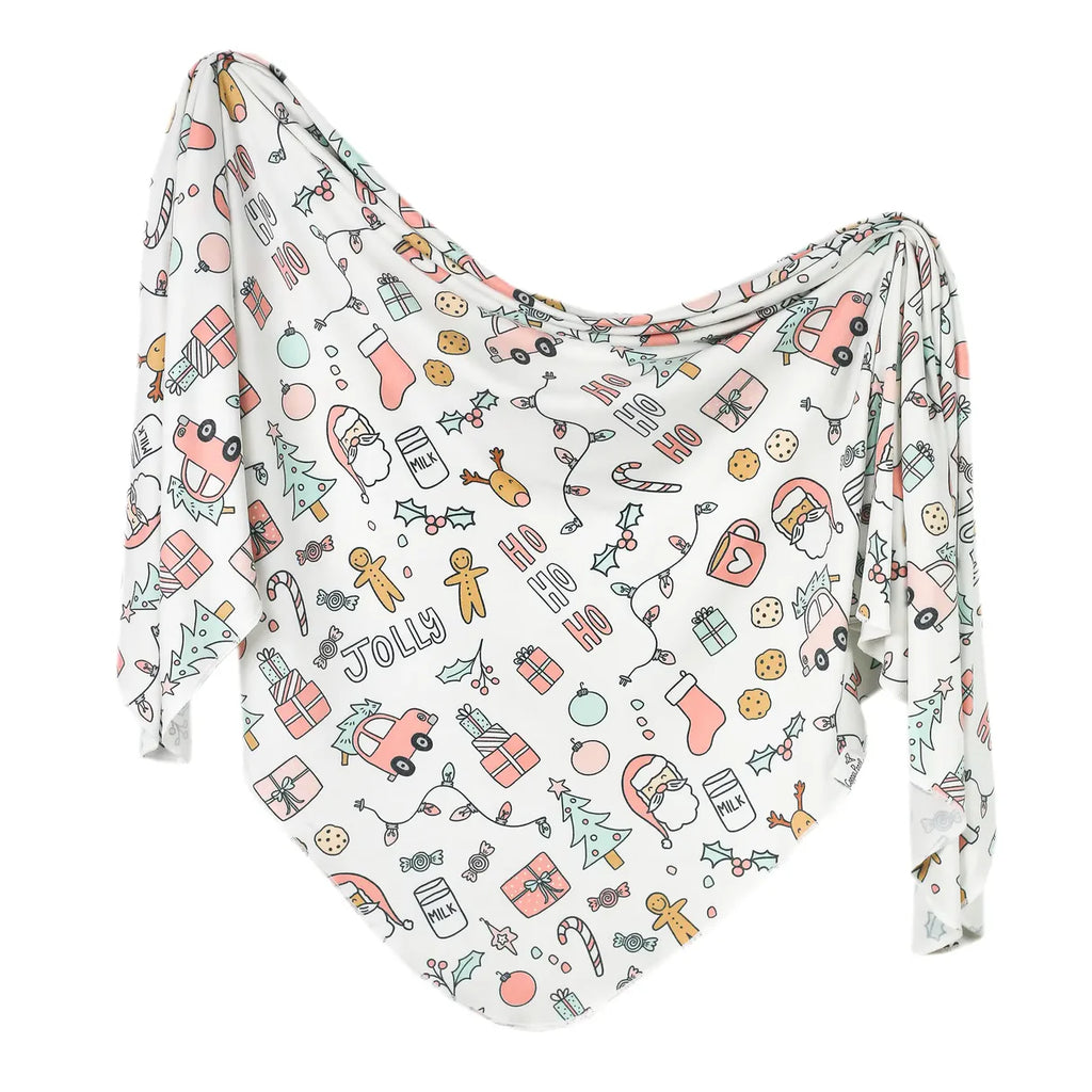 Copper Pearl Knit Swaddle Blanket- Cindy