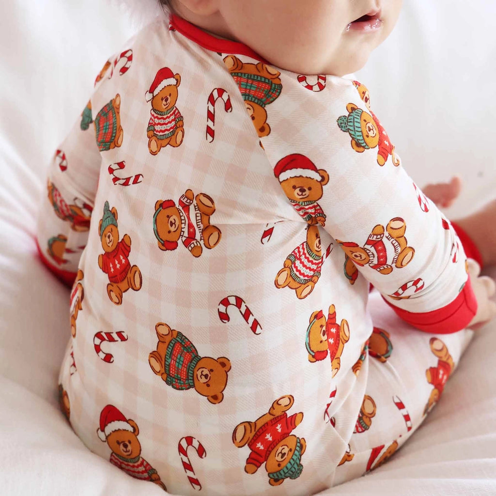 Caden Lane Beary Christmas Bamboo Sleeper